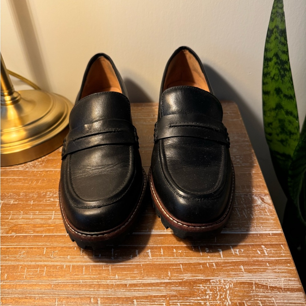 Madewell black loafers